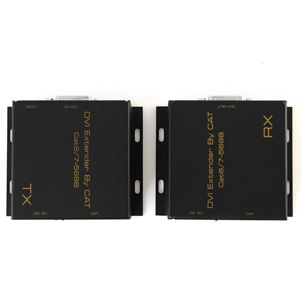 DVI 50m 거리연장기/UTP Cat5e,6,7/1080P