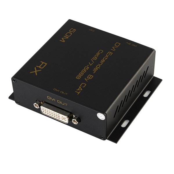 DVI 50m 거리연장기/UTP Cat5e,6,7/1080P