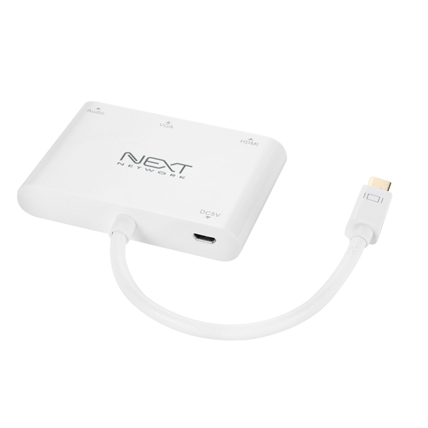 NEXT-MDPHV02 Mini DisplayPort to HDMI/VGA 컨버터