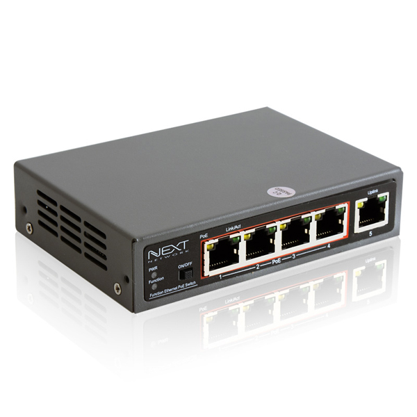NEXT-POE605F 5포트 POE스위치(65w)