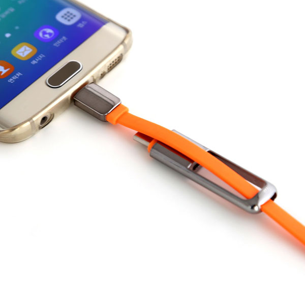 NEXT-1566QMT 고속충전 Micro5핀+TYPE-C 겸용 케이블