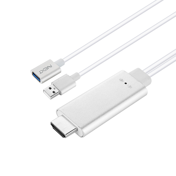 NEXT-830A 아이폰+안드로이드 지원 미러링 케이블