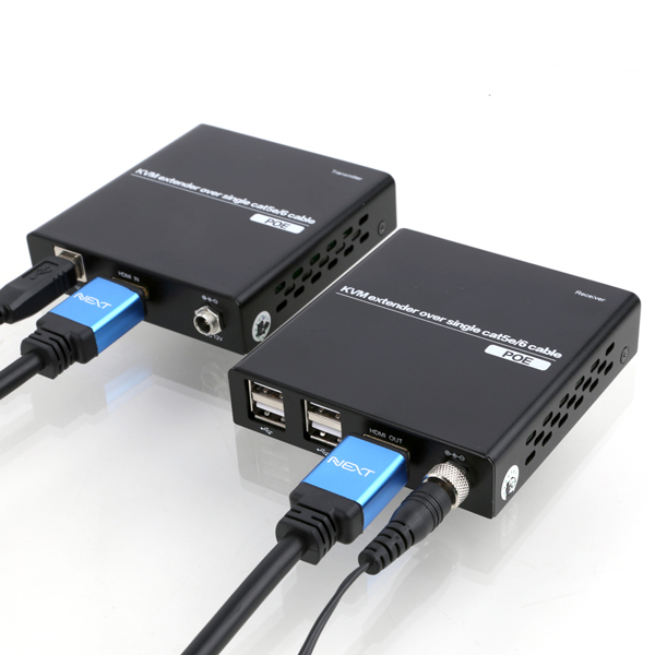 NEXT-7104KVM EX KVM HDMI 최대50M/USB4포트/POE