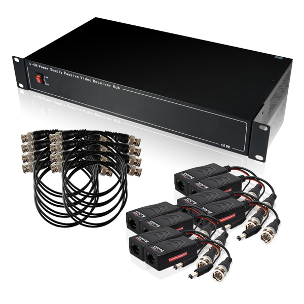 NEXT-4608VPS-36V 8ch HD 36VDC 비디오+전원 발룬CCTV