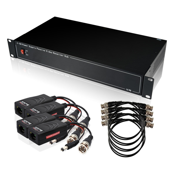 NEXT-4604VPS-36V 4ch HD 36VDC 비디오+전원 발룬CCTV