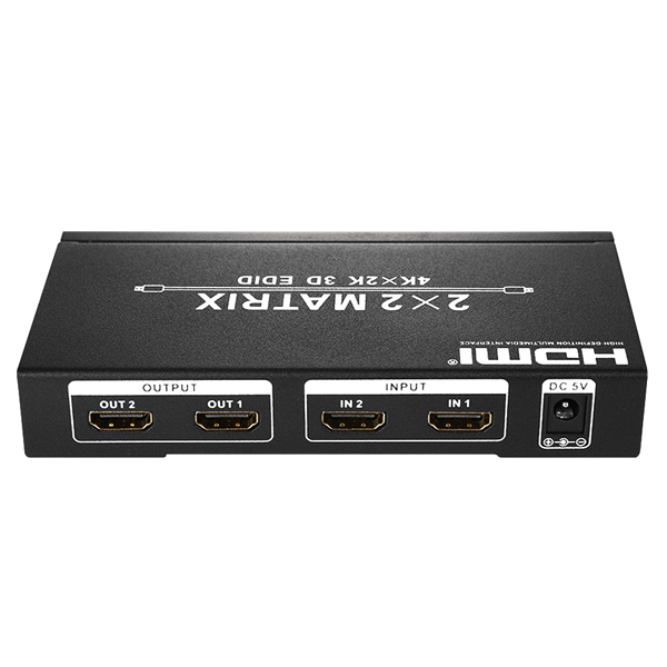 NEXT-2202HDM 2x2 HDMI 매트릭스 스위치/UHD/3D/HDCP