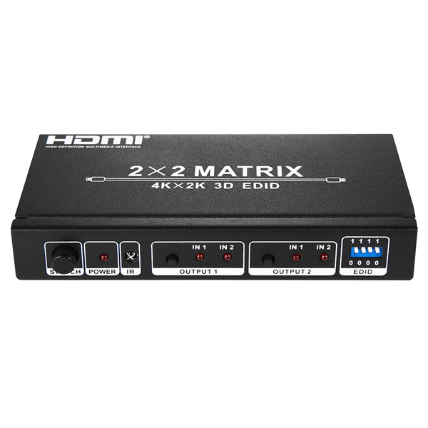 NEXT-2202HDM 2x2 HDMI 매트릭스 스위치/UHD/3D/HDCP