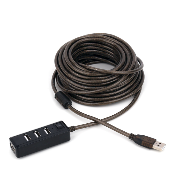 NEXT-USB105PW 유전원USB2.0 4port USB리피터허브 10M