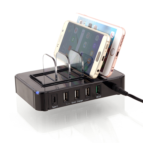 NEXT-35QTC 거치형 5포트 고속충전기/QC지원 65W