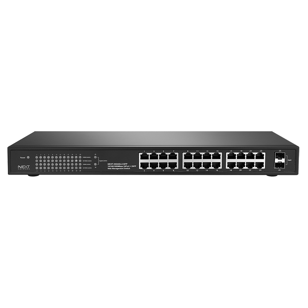 NEXT-3024GL2-SFP L2 24포트 + 2SFP 기가스위치허브