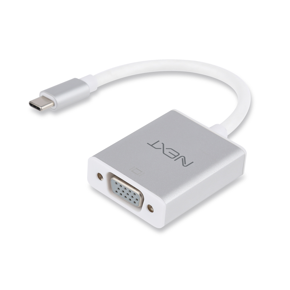 NEXT-2232TCV USB Type-C to VGA 아답터/복제,확장