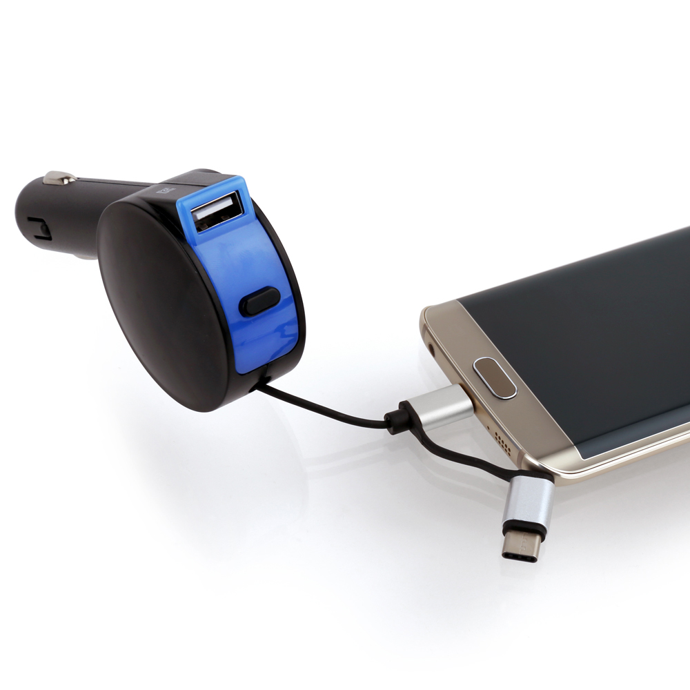 NEXT-1411CHB USB Type-C/5pin 차량용 충전기 릴타입