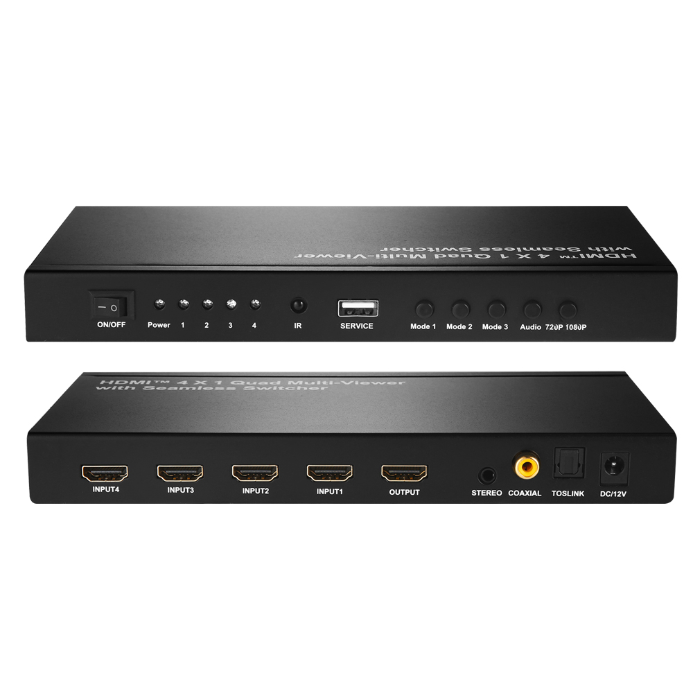 NEXT-4401SLS 4(입력) x 1(출력) Multi-View HDMI Seamless 스위치