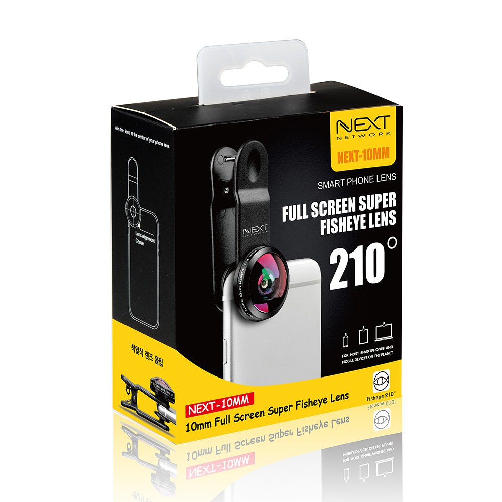 NEXT-10MM 스마트폰 셀카 렌즈 (210도 초광각 어안)