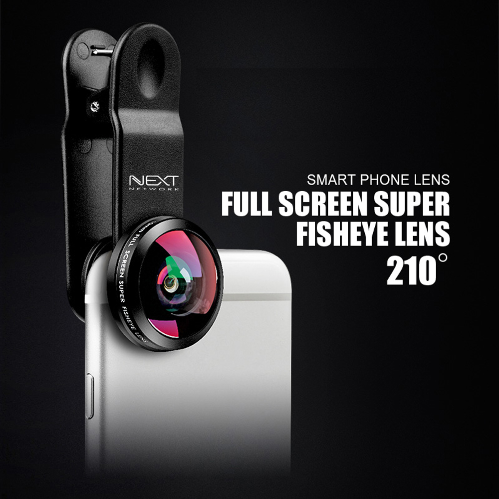 NEXT-10MM 스마트폰 셀카 렌즈 (210도 초광각 어안)