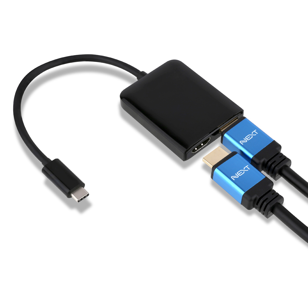 NEXT-2251TCH TYPE-C to Dual HDMI UHD 4K 디스플레이아답터