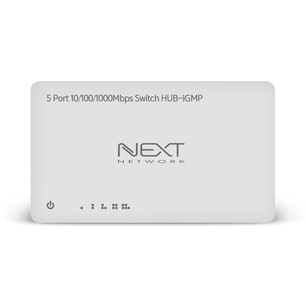NEXT-6005GH-IGMP 10/100/1000M 5Port Switch HUB - IGMP지원