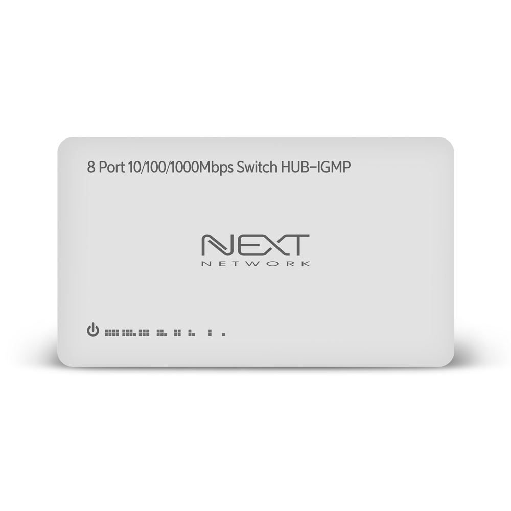 NEXT-6008GH-IGMP 10/100/1000M 8Port Switch HUB - IGMP지원