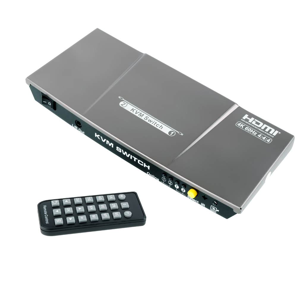 NEXT-7202KVM 4K 2:1 USB HDMI v2.0 4K@60Hz KVM Switch