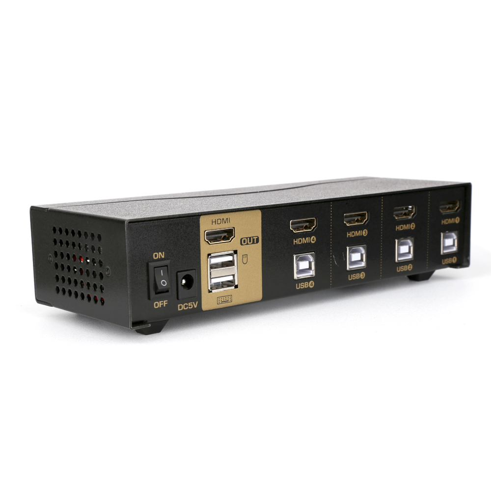 NEXT-7204KVM 4K 4:1 USB HDMI v2.0 4K@60Hz KVM Switch