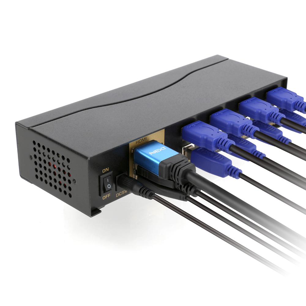 NEXT-7204KVM 4K 4:1 USB HDMI v2.0 4K@60Hz KVM Switch