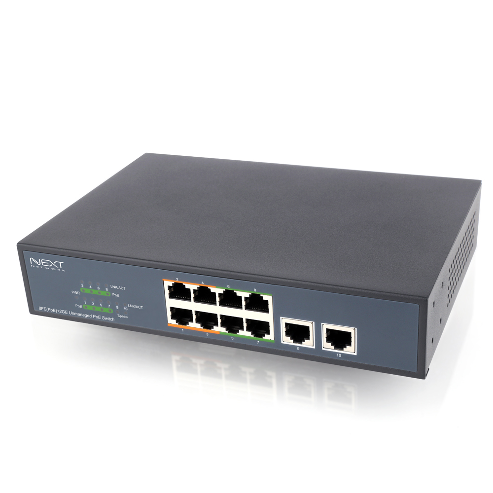 NEXT-POE310F-2TP POE Gigabit Ethernet Switch