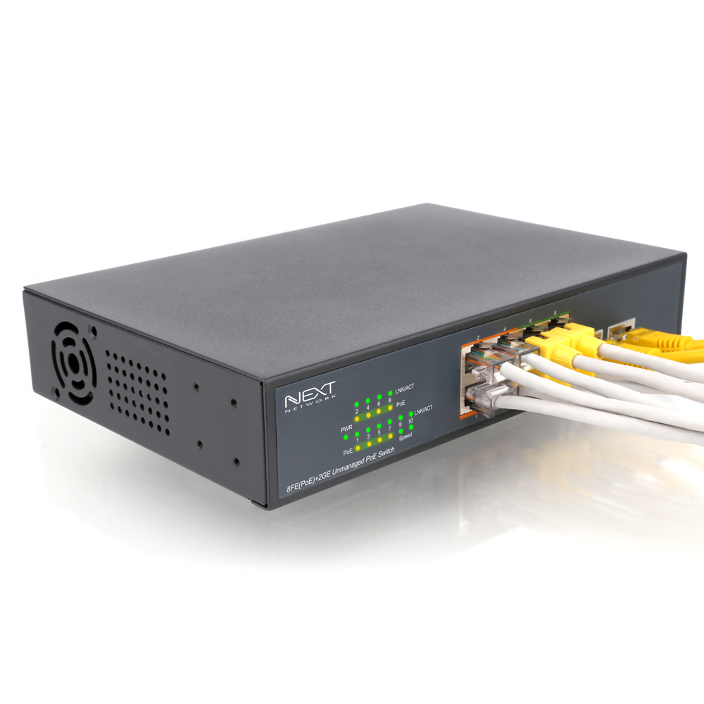 NEXT-POE310F-2TP POE Gigabit Ethernet Switch