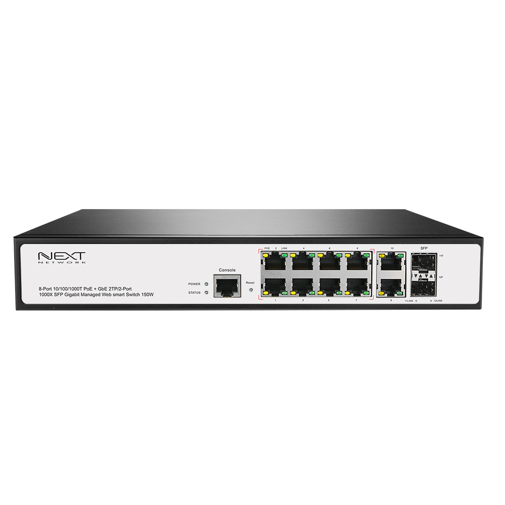 NEXT-POE4012L2-SFP Managed Web smart Switch