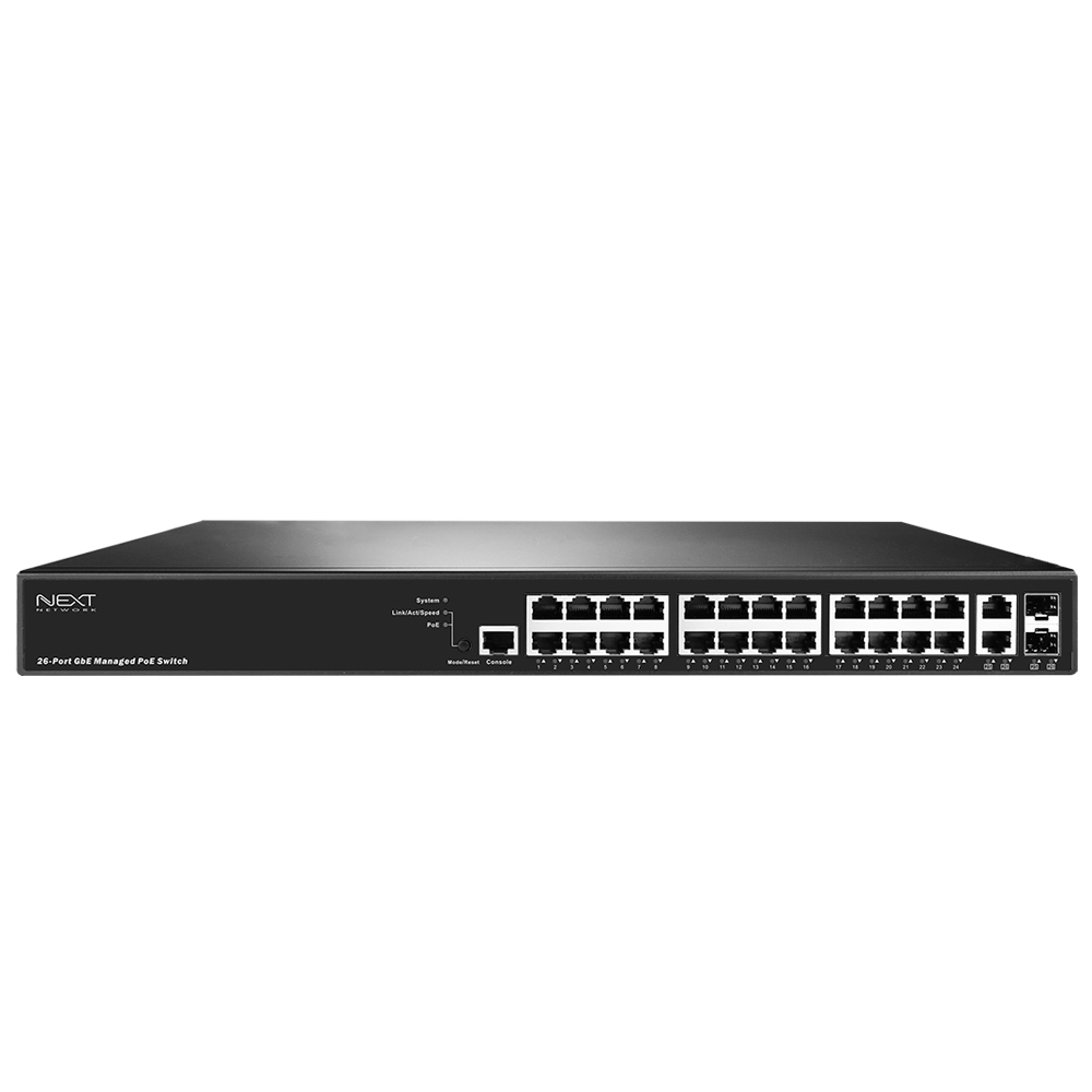 NEXT-POE4028L2S-TP L2 Management 24Port POE Switch