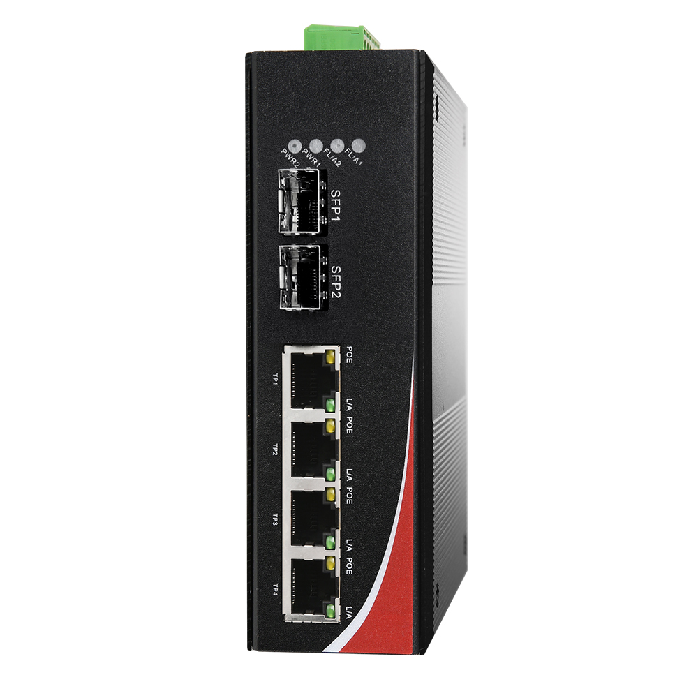 NEXT-POE524FDT 산업용 POE Fiber Switch