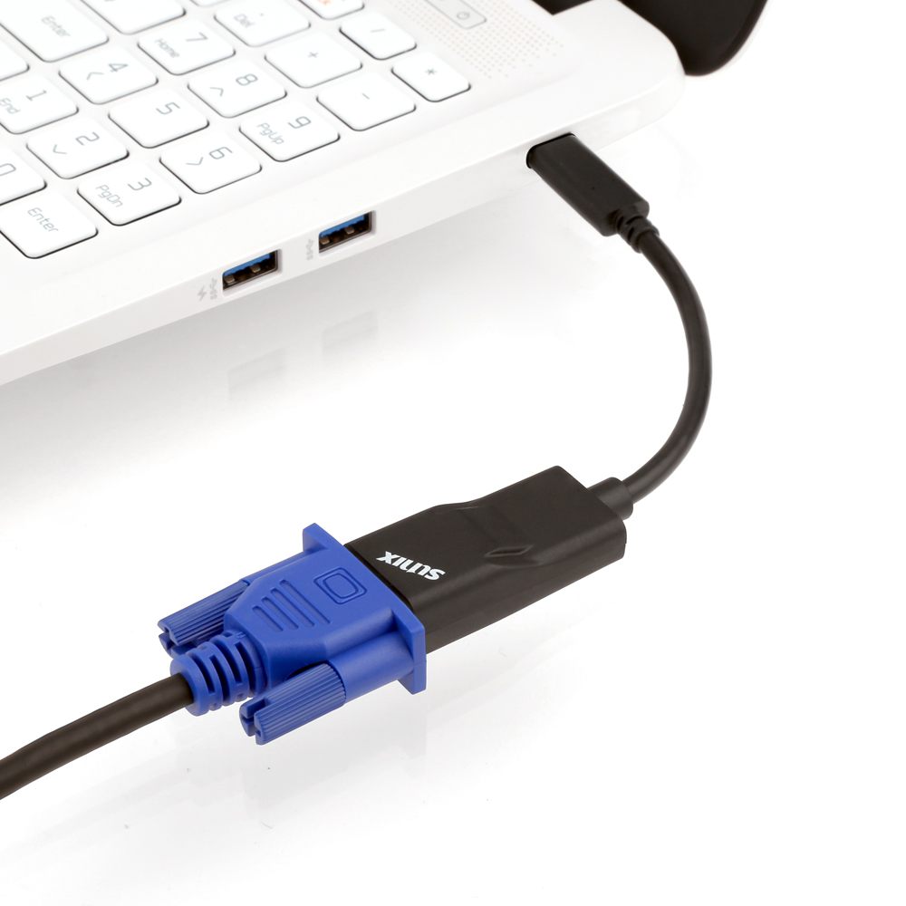 SUNIX-C2VC7A0 USB Type-C to VGA Adapter