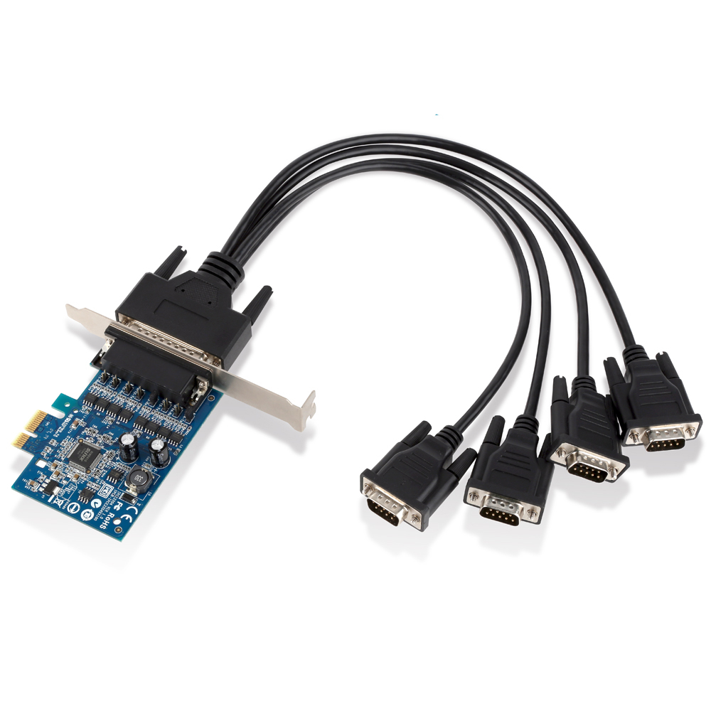 SUNIX-IPC-E2204S-B 산업용 4포트 RS422/485 PCI-Express Card(Board with Surge)