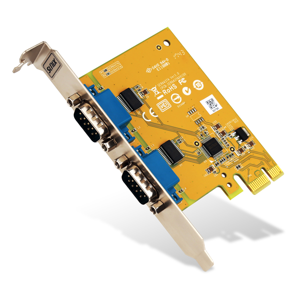SUNIX-SER6437A 2Port RS232 PCI-Express Card(Desktop)