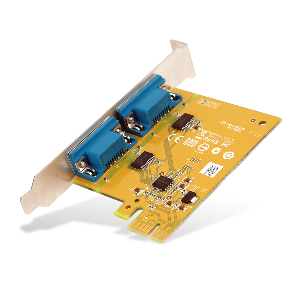 SUNIX-SER6437A 2Port RS232 PCI-Express Card(Desktop)