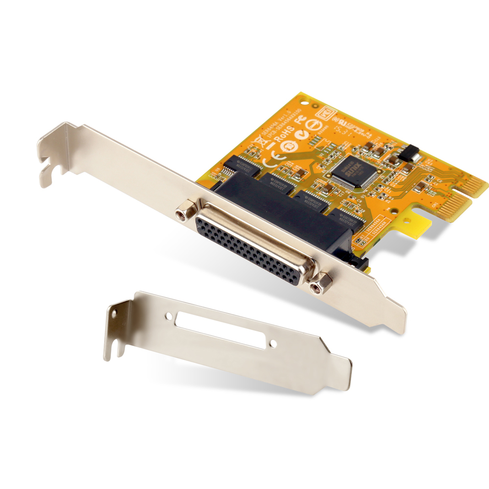SUNIX-SER6456AL-C 4Port RS232 PCI-Express Card(Max, 115.2Kbps)