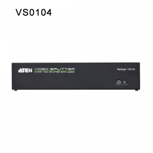 4-포트 VGA/오디오 분배기 (450MHz) VS0104