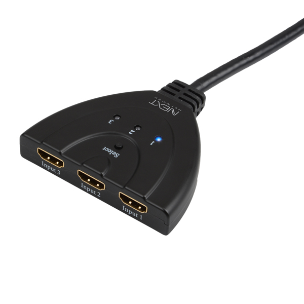 NEXT-0301SWC4K HDMI 모니터 선택기 3대1 셀렉터