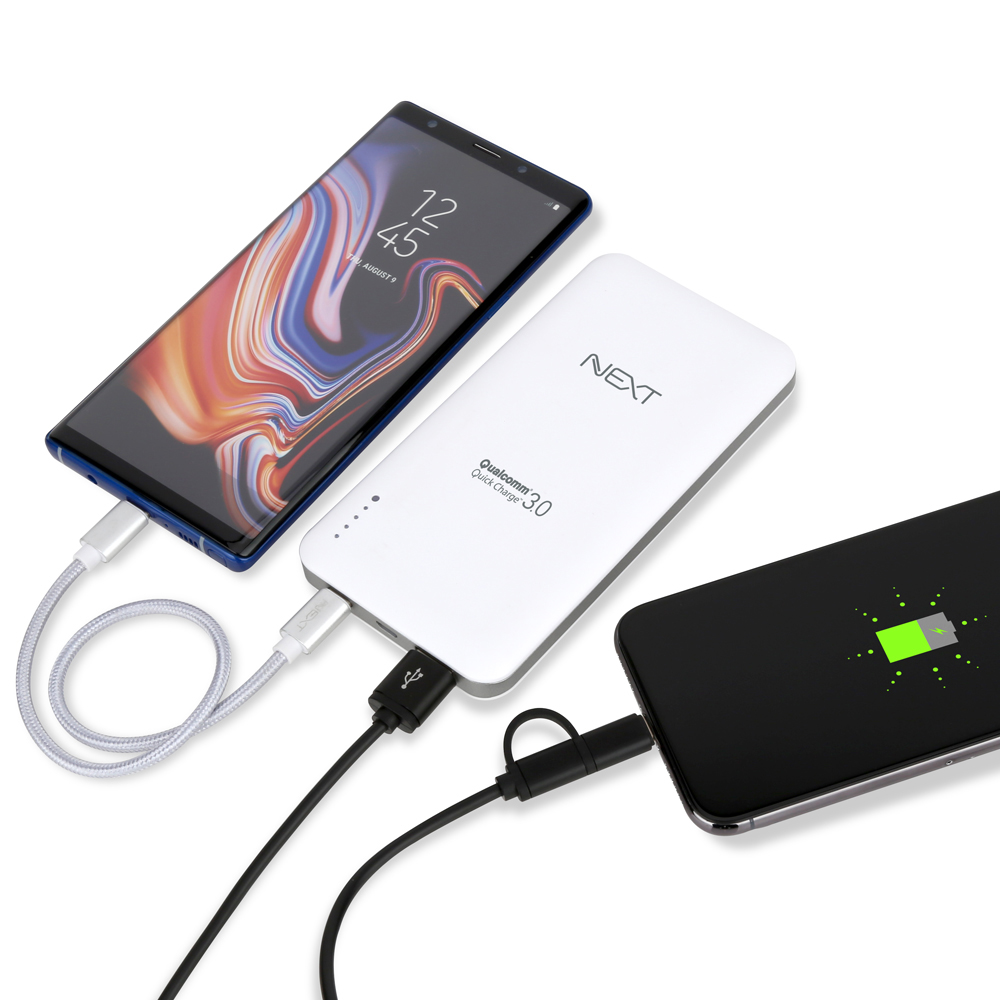 NEXT-10006TQPB (10000mAh) C타입 USB 고속보조배터리
