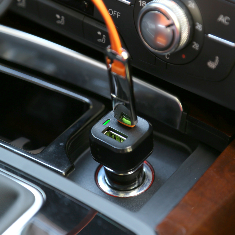 NEXT-1413CHG USB C타입 2포트 USB 퀄컴 차량용충전기