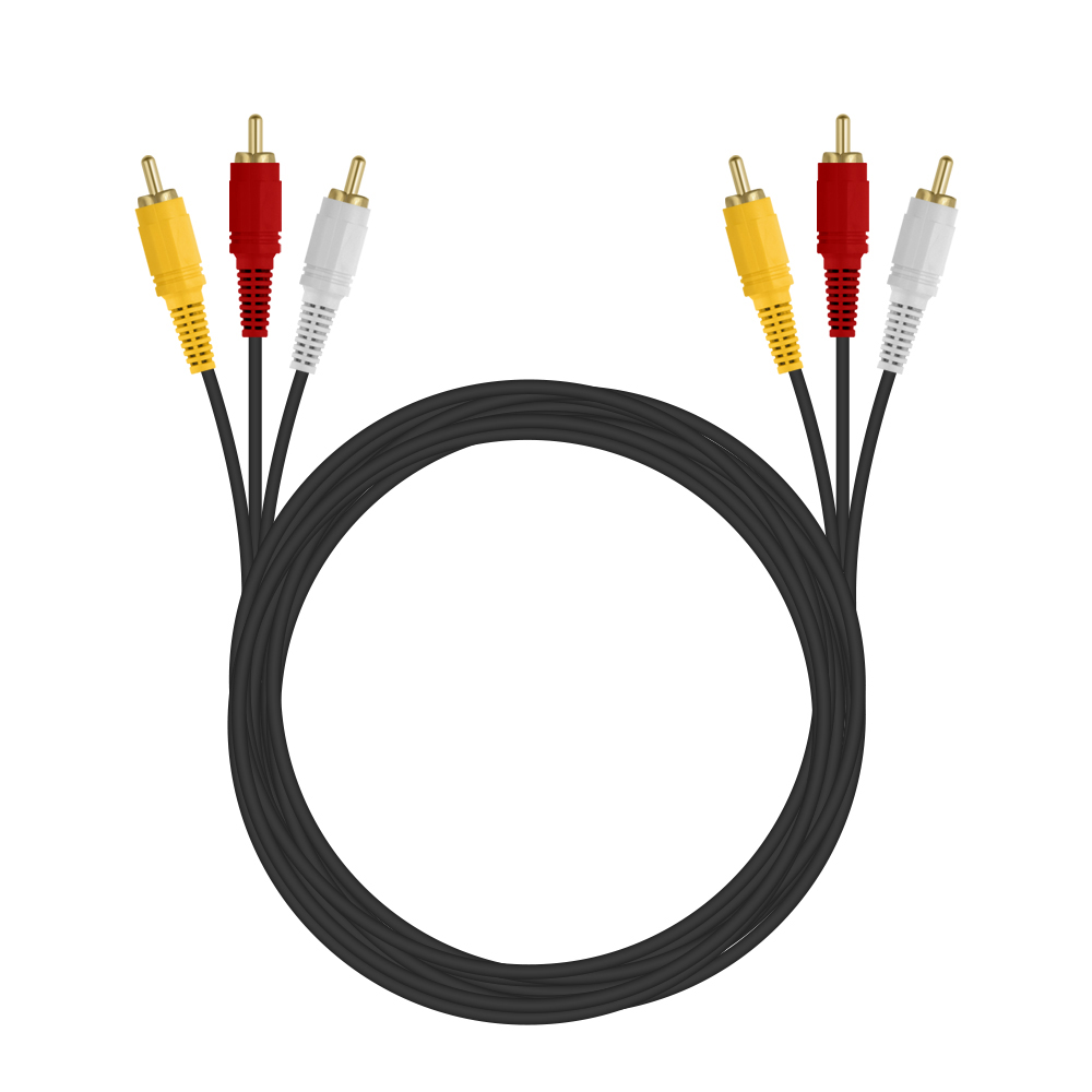 NEXT-1569-3RC RCA 3선 AV 영상 음성 케이블 2M