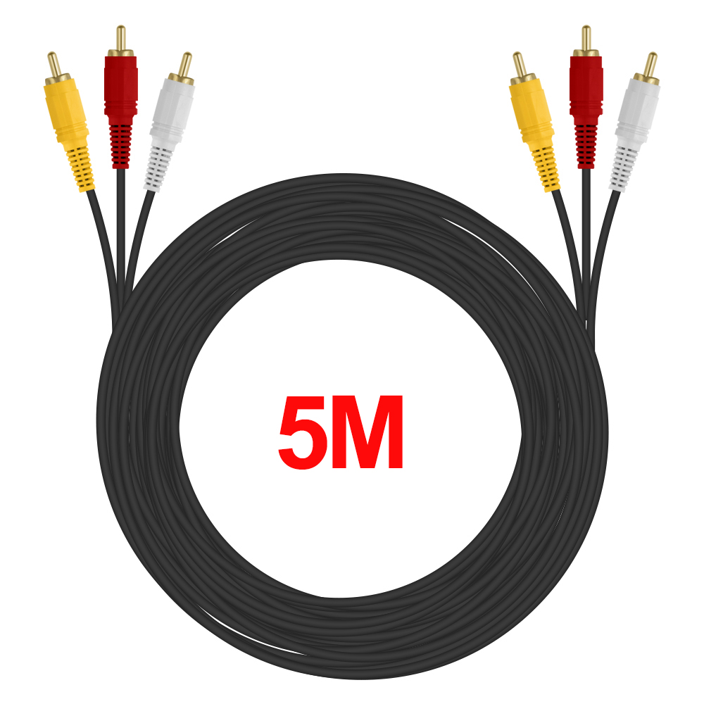 NEXT-1576-3RC RCA 3선 AV 영상 음성 케이블 5M