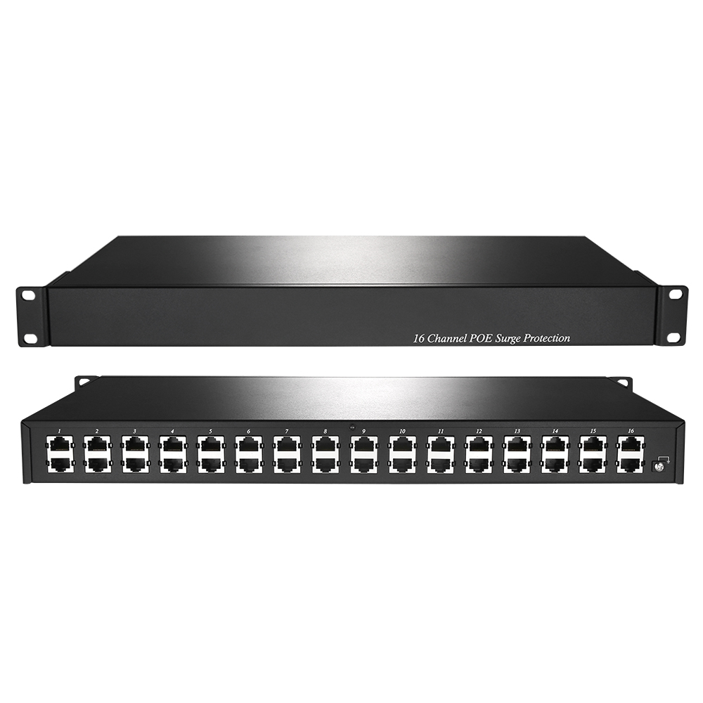 NEXT-1616SP-P 16포트 POE 낙뢰보호 반응속도 1ns이하 최대 4KV