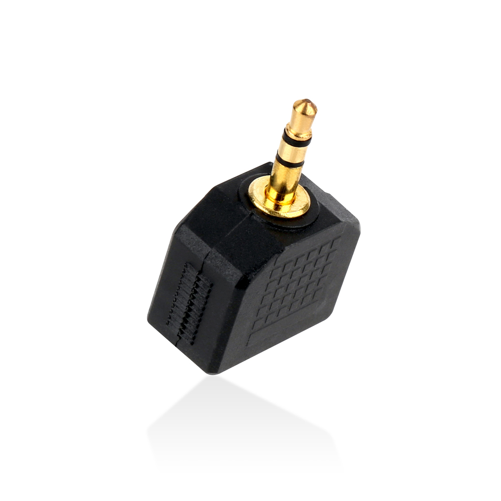 NEXT-1643STC-YF 3.5 스테레오 2분배 변환 젠더 AUX