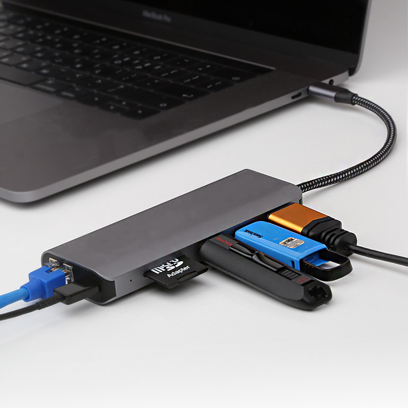 NEXT-326TCH-DX USB C타입 멀티컨버터 HDMI USB