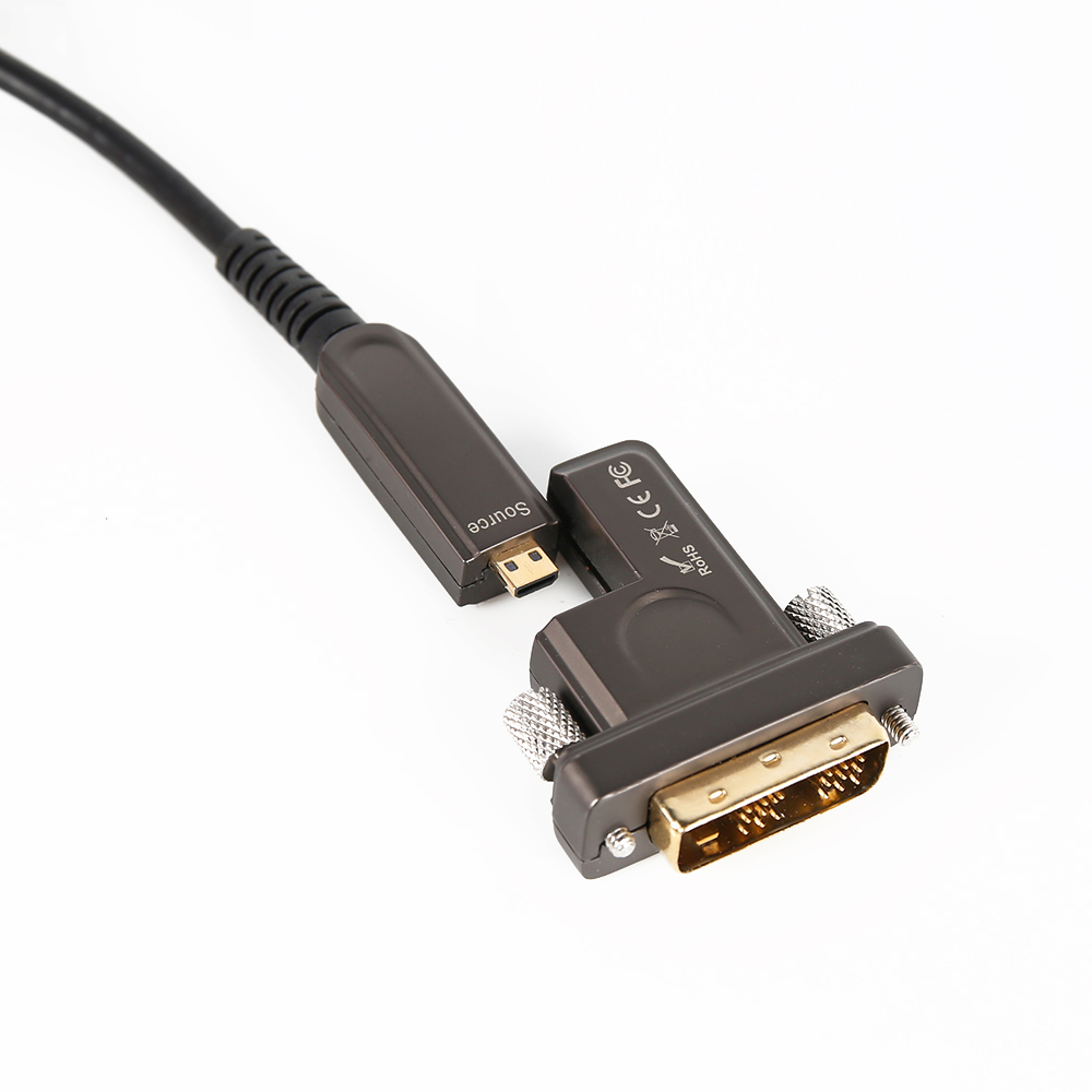 NEXT-5600DAOC-DD 마이크로 HDMI to DVI 100M 광케이블