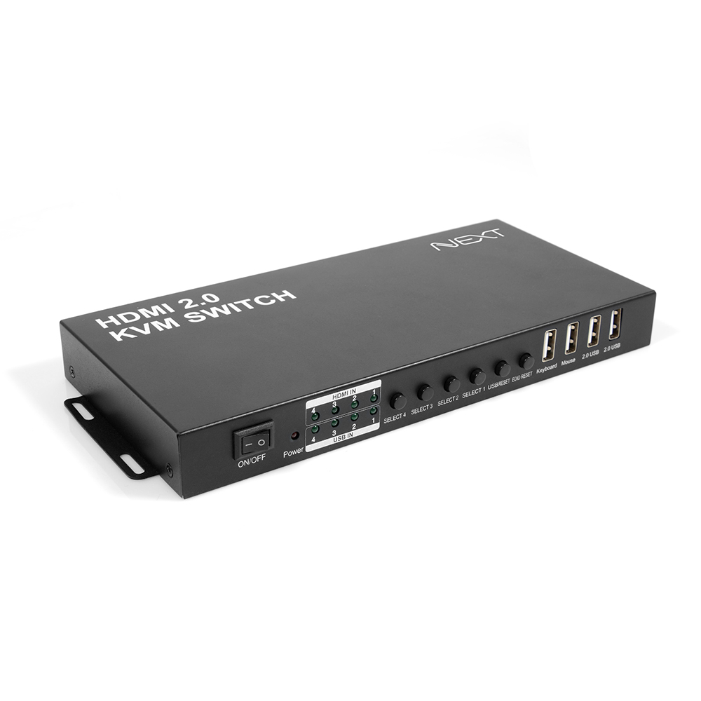 NEXT-7004KVM-4K 4대1 USB HDMI2.0 4K KVM 스위치