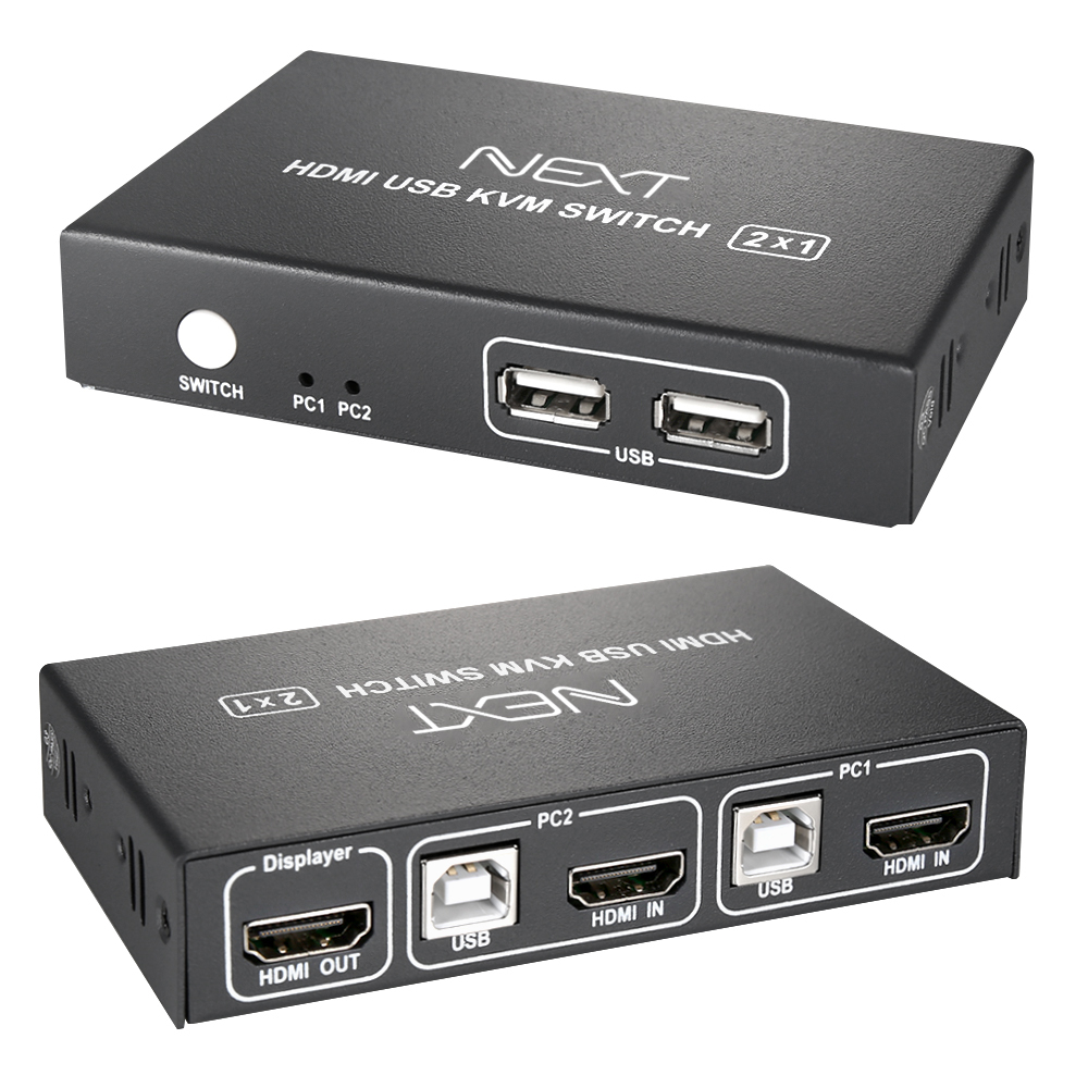 NEXT-7102KVM-4K 2포트 USB HDMI KVM스위치