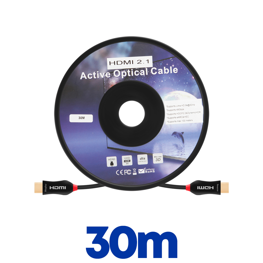 NEXT-7030HAOC-8K HDMI 케이블 30M 2.1v 광 AOC 8K UHD
