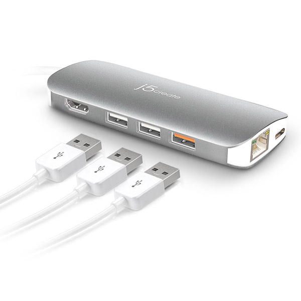 NEXT-JCD384/C타입 멀티어댑터 4K HDMI RGB USB PD