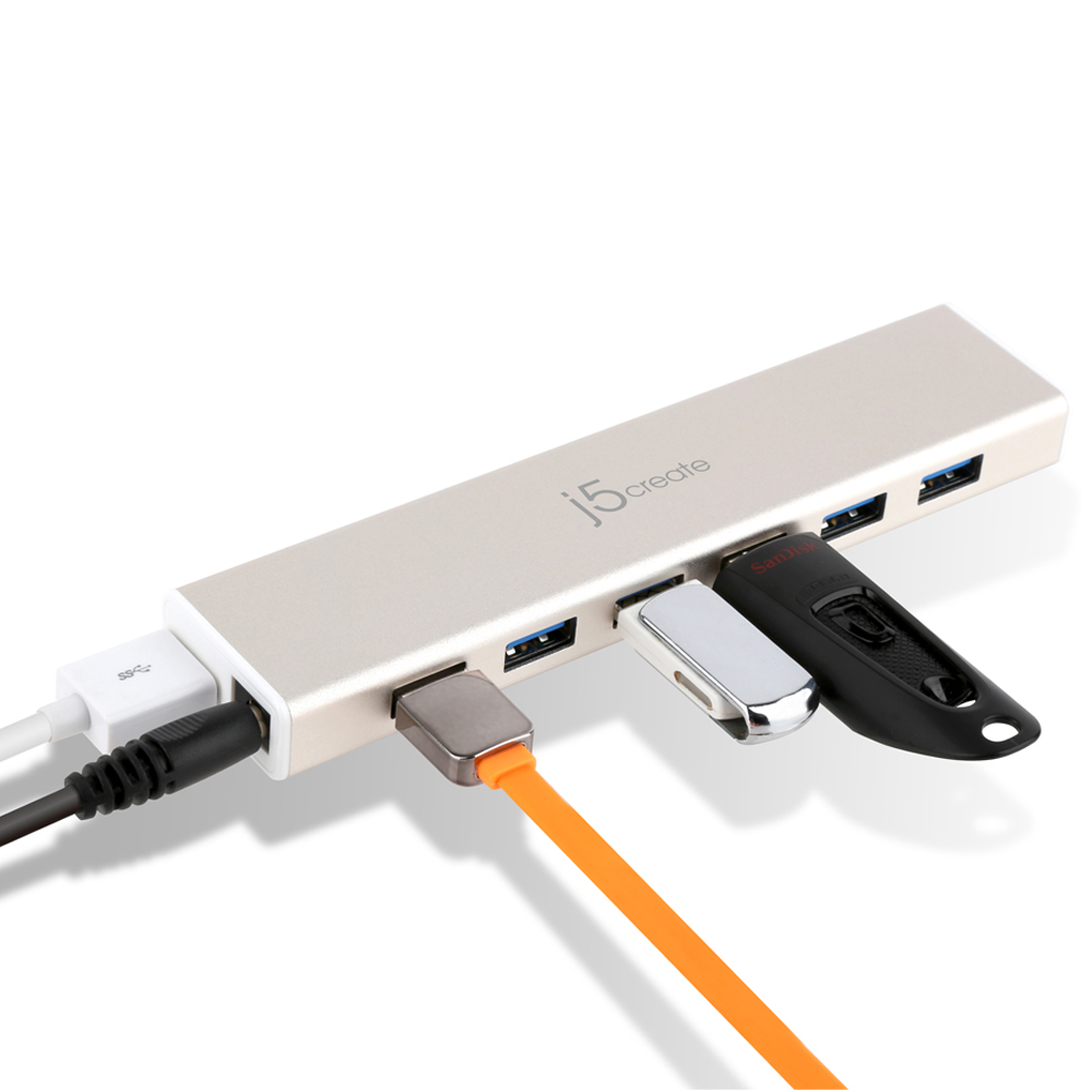 NEXT-JCH377 USB3.1 TYPE-C 7포트 유전원 USB 허브